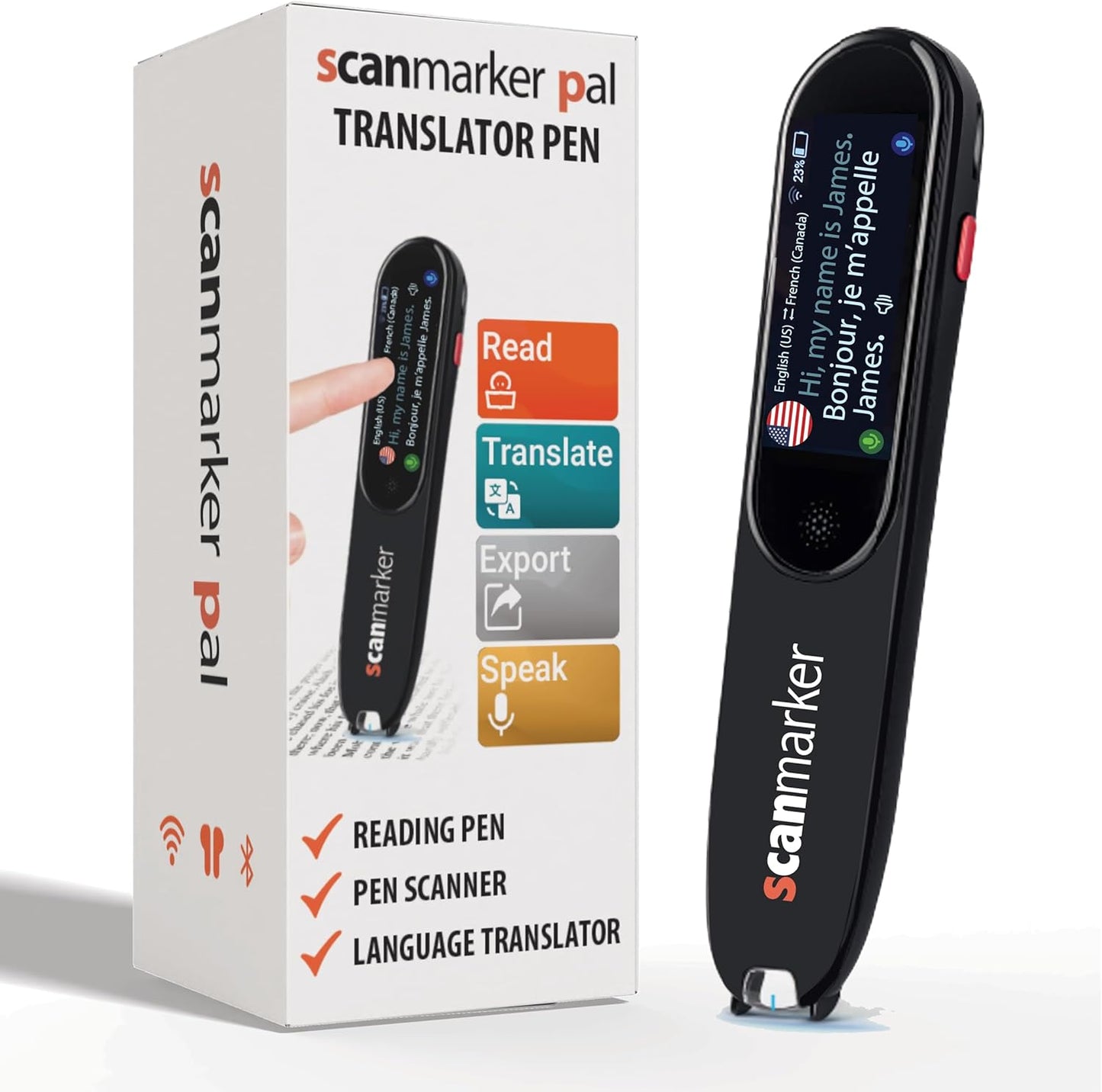 Pal - Translator Pen & Reading Pen for Language Learners, Dyslexia & Learning Difficulties | Translation Pen for 100+ Languages