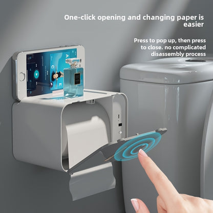 Sleek Wall-Mounted Smart Sensor Tissue Box