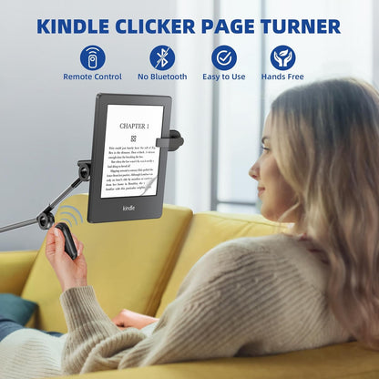 Page Turner for Kindle Remote Control Clicker Page Turner for Kindle Paperwhite Oasis Scribe Ipad Tablet Kobo Kindle Accessories Ebook Readers Accessories with Sleeves。