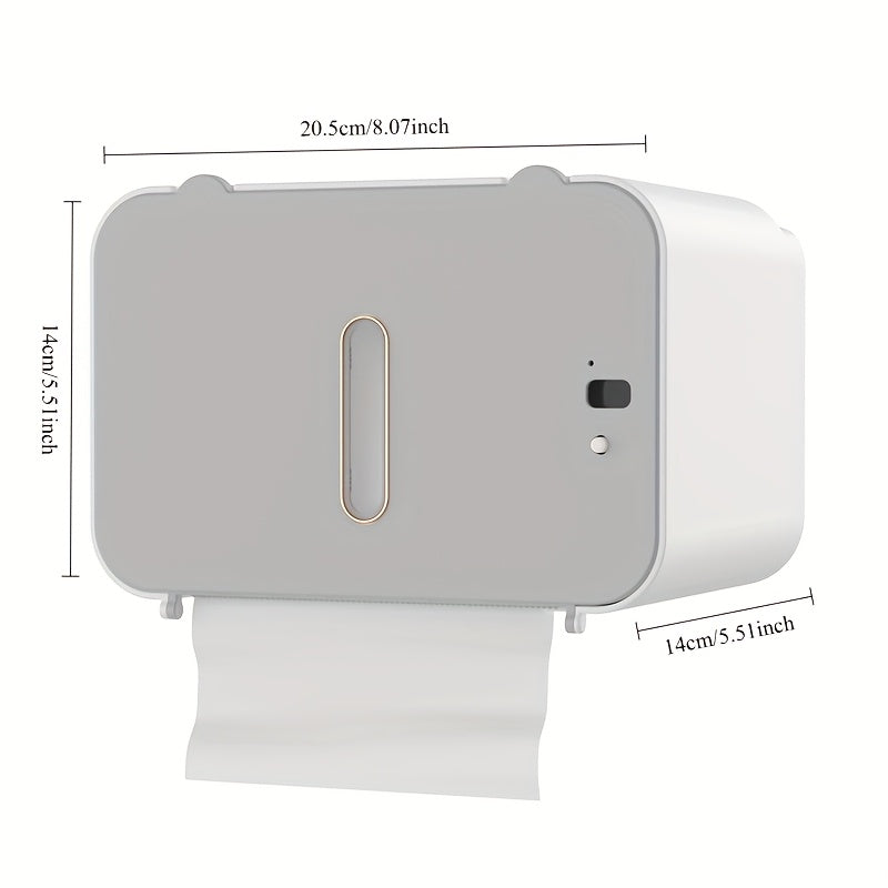 Sleek Wall-Mounted Smart Sensor Tissue Box