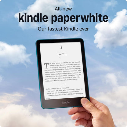 All-New  Kindle Paperwhite (16 GB) – Our Fastest Kindle Ever, with New 7" Glare-Free Display and Weeks of Battery Life – without Lockscreen Ads – Jade