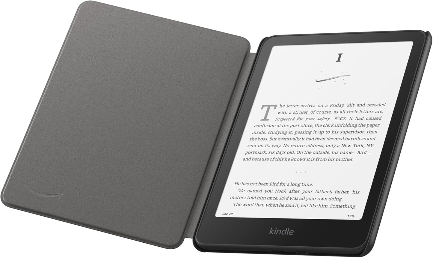 All-New  Kindle Paperwhite and Kindle Colorsoft Signature Edition Case, Lightweight and Water-Safe, Foldable Protective Cover - Fabric