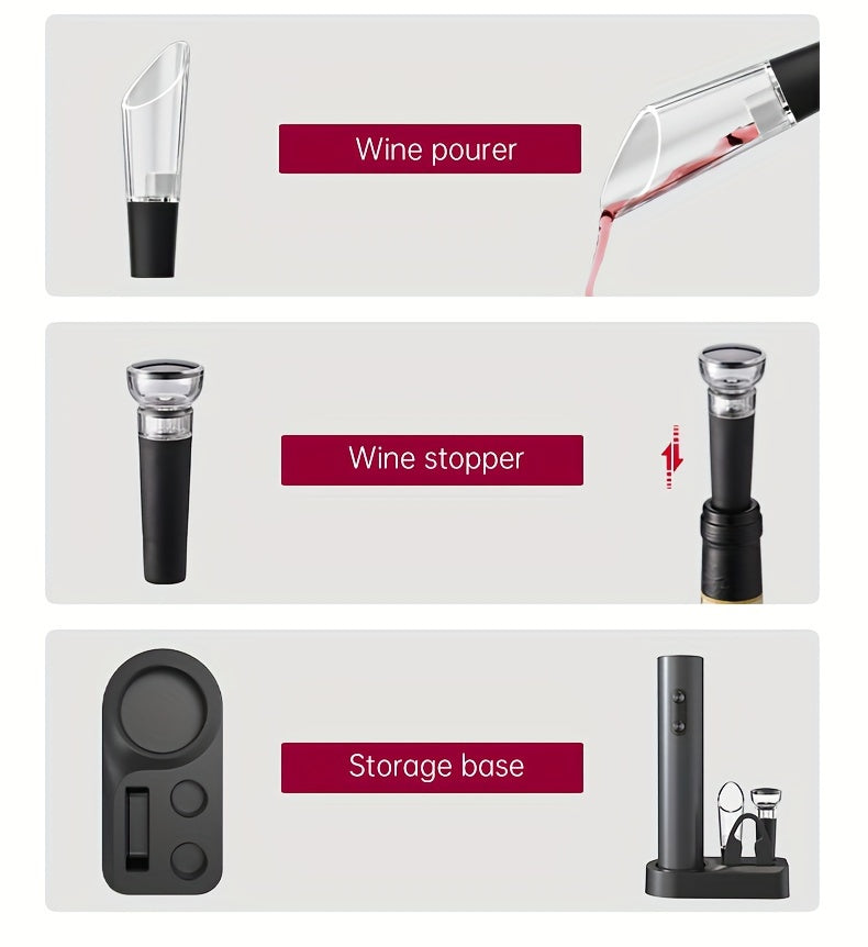 Electric Wine Opener Set