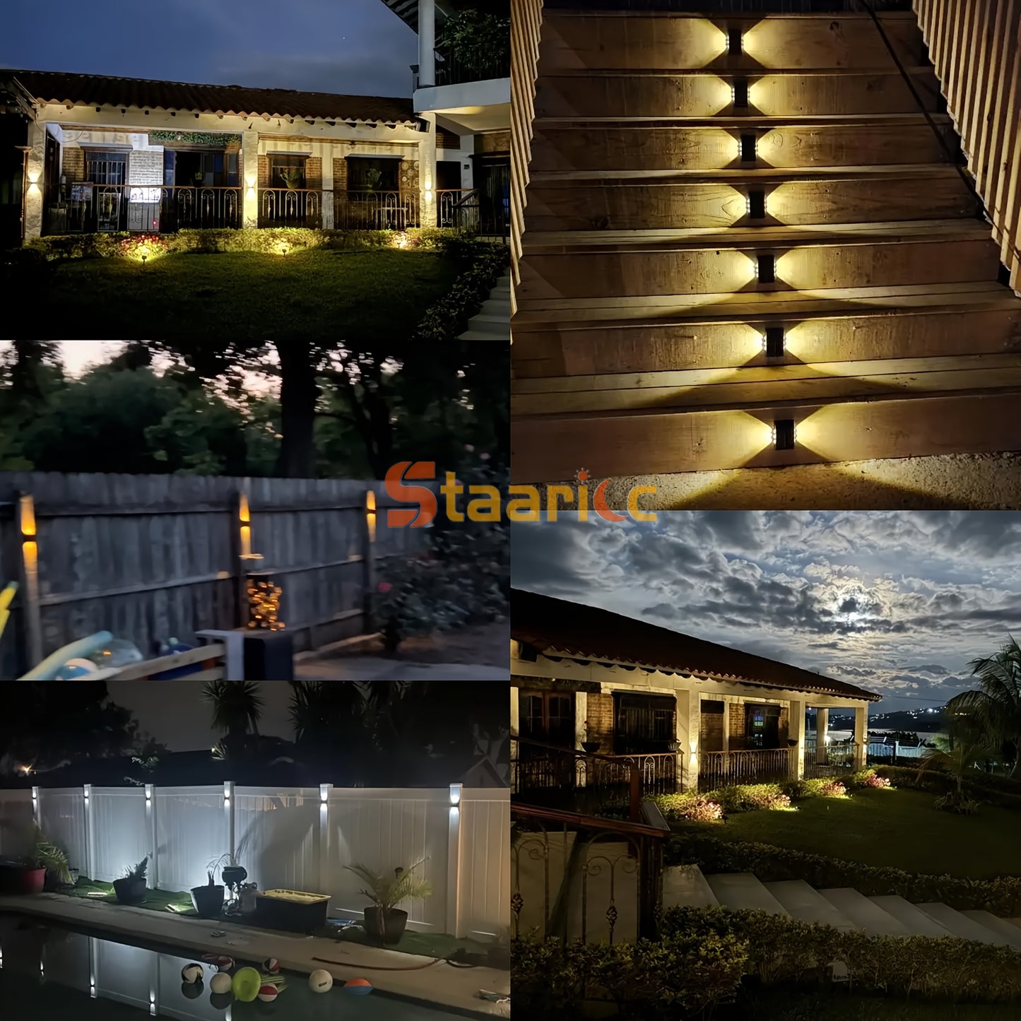 Outdoor Solar Wall Light