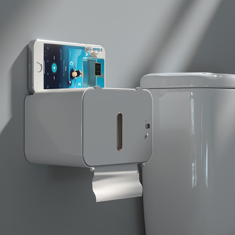 Sleek Wall-Mounted Smart Sensor Tissue Box