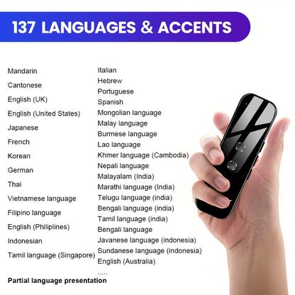 Portable Dual-Direction Language Translator