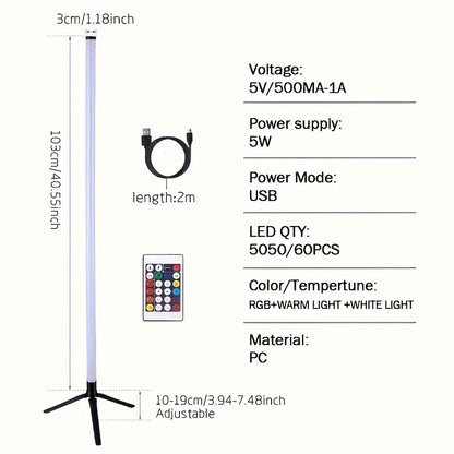 Smarte LED-Stehleuchte