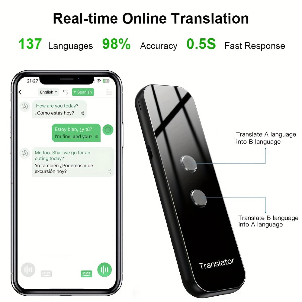 Portable Dual-Direction Language Translator